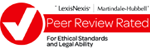 Martindale-Hubbell -  Peer Review Rated